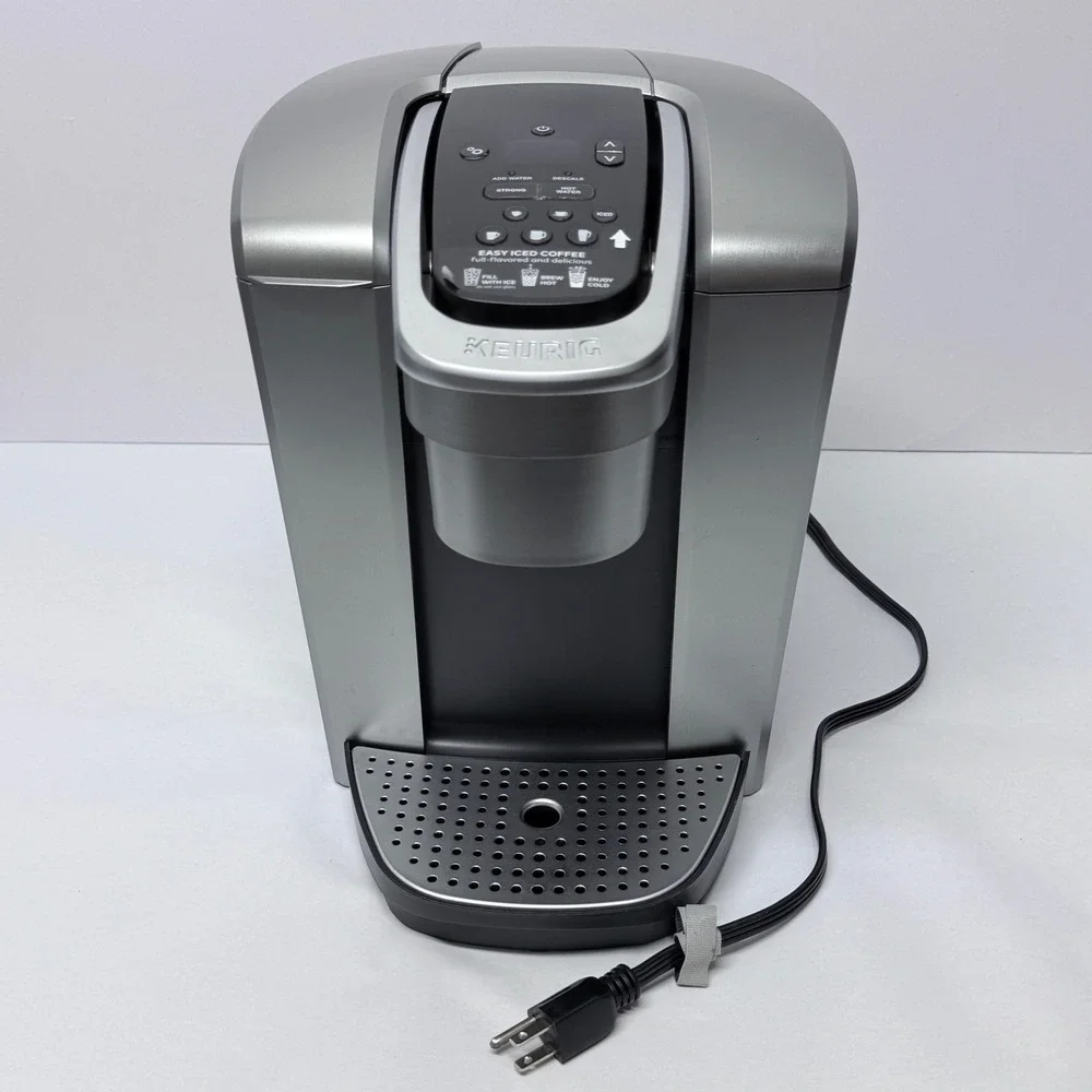 Keurig K-Elite K90 Single Serve Coffee Maker Brushed Silver Iced Coffee Mode